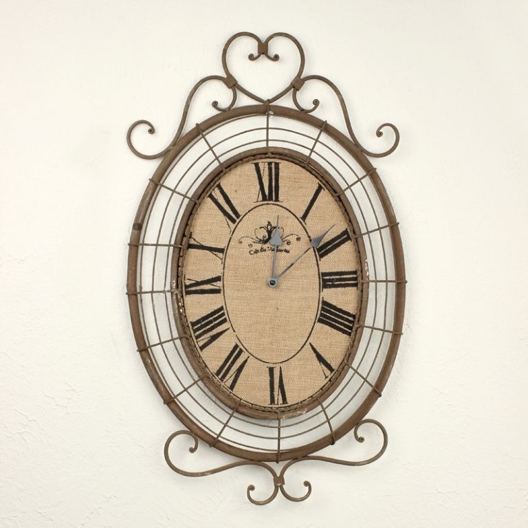 Часы настенные с кованым узором EX22-0001