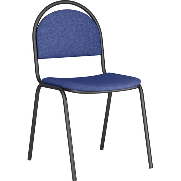 Офисный стул с повышенной комфортностью спинки, синий