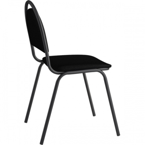 Офисный стул с повышенной комфортностью спинки, черный