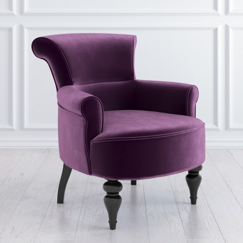 Кресло Перфетто Kreind M11-B-B14  Фиолетовый, Микровельвет, дерево