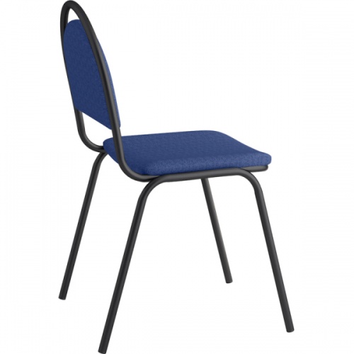 Офисный стул с повышенной комфортностью спинки, синий
