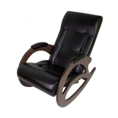 Кресло-качалка Мебелик Тенария 1 эко-кожа венге