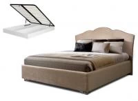 Кровать "Lotos" 1,4 м с подъемным механизмом Жемчужный берег